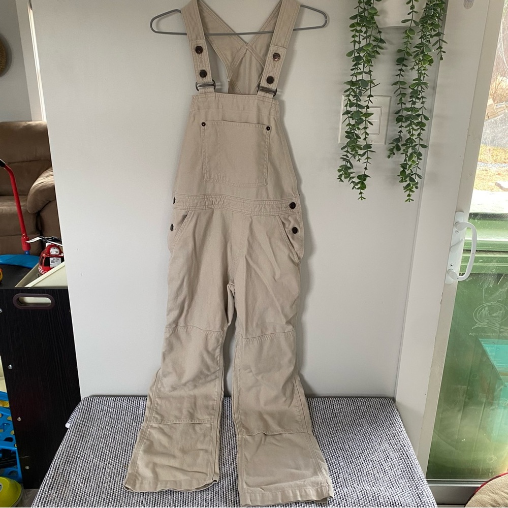 Patagonia Woman’s All Seasons Hemp Canvas Bib Overalls Size XS